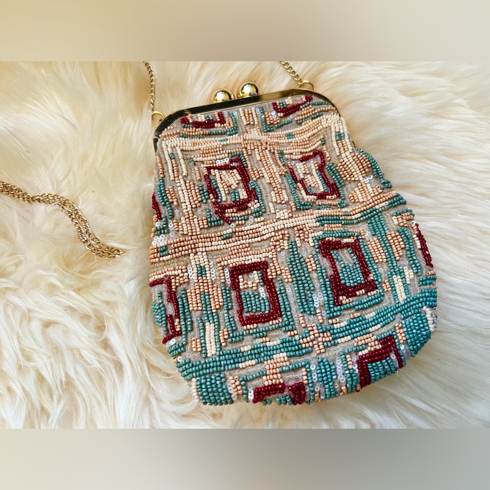 ZARA  Beaded crossbody bag